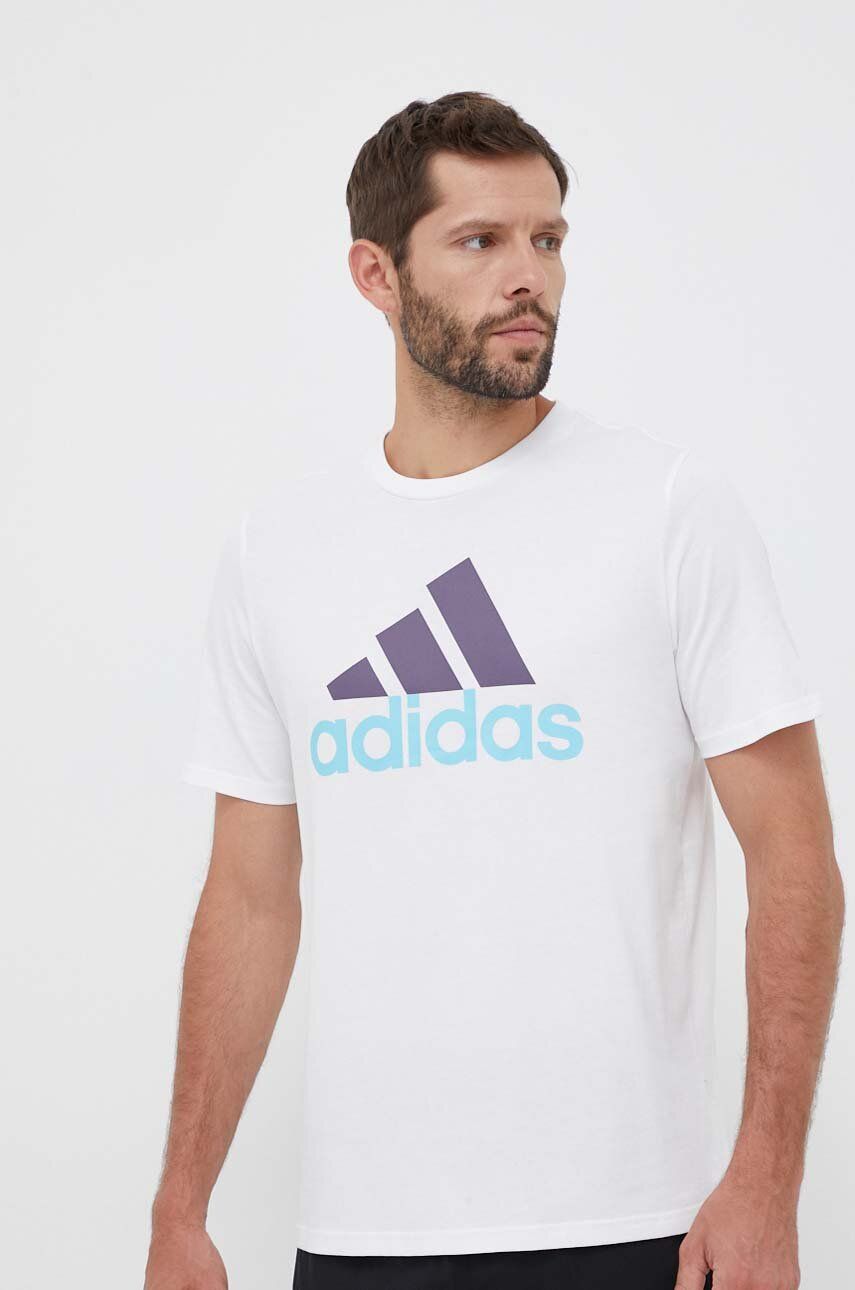 Тениска adidas Originals Essentials Single Jersey Big Logo T-Shirt Бяло | IJ8579, 0
