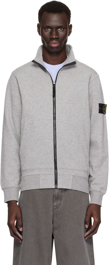 Суитчър Stone Island Stone Island Logo Patch Sweatshirt Сиво | K1S156100643S0051, 0