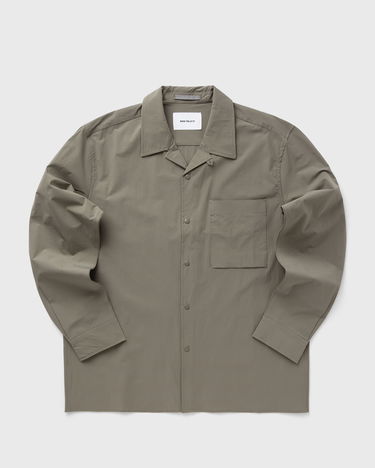 Риза NORSE PROJECTS Carsten Travel Light Long Sleeve Shirt Зелено | N40-0817-CONCRETE_GREY, 0