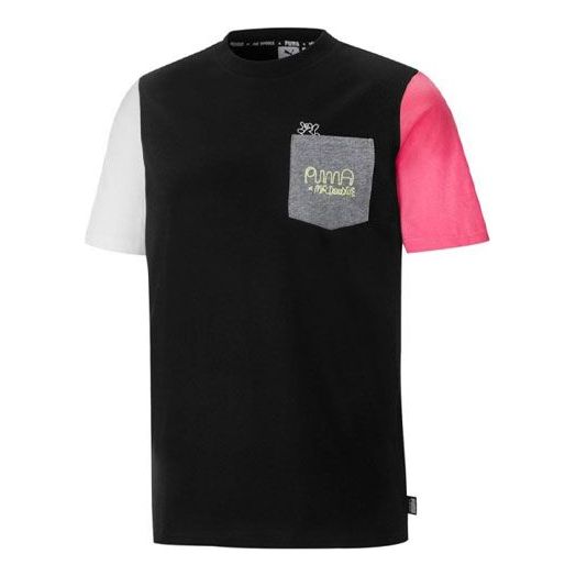 Тениска Puma Mr Doodle Crossover Casual T-Shirt Черно | 530652-01