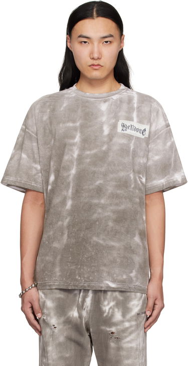 Тениска We11done We11done Tie-Dye T-Shirt Сиво | WD-TT0-25-778-U-BK, 0
