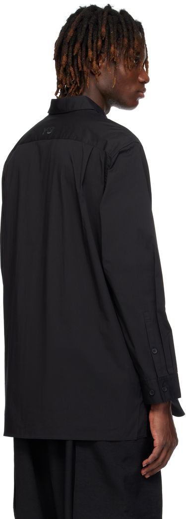 Риза Y-3 Y-3 Pleated Pocket Shirt Черно | JI7082, 2