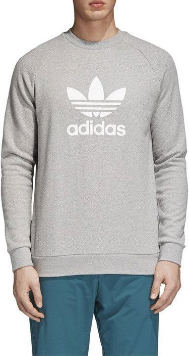 Суитчър adidas Originals Trefoil Crewneck Sweatshirt Сиво | cy4573, 0