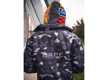 Яке BAPE Gradation Camo Lace Up Jacket Черно | 001LJF801011X-BLK, 9