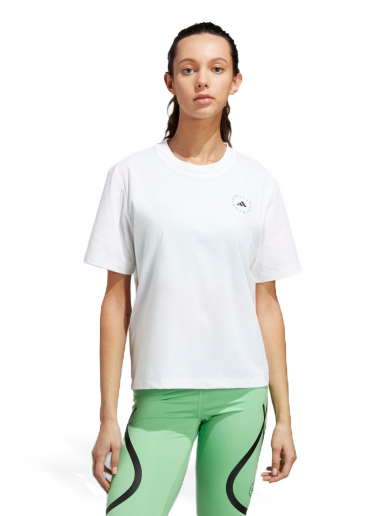 Тениска adidas Originals by Stella McCartney TrueCasuals Regular Sportswear Tee Бяло | HR9167