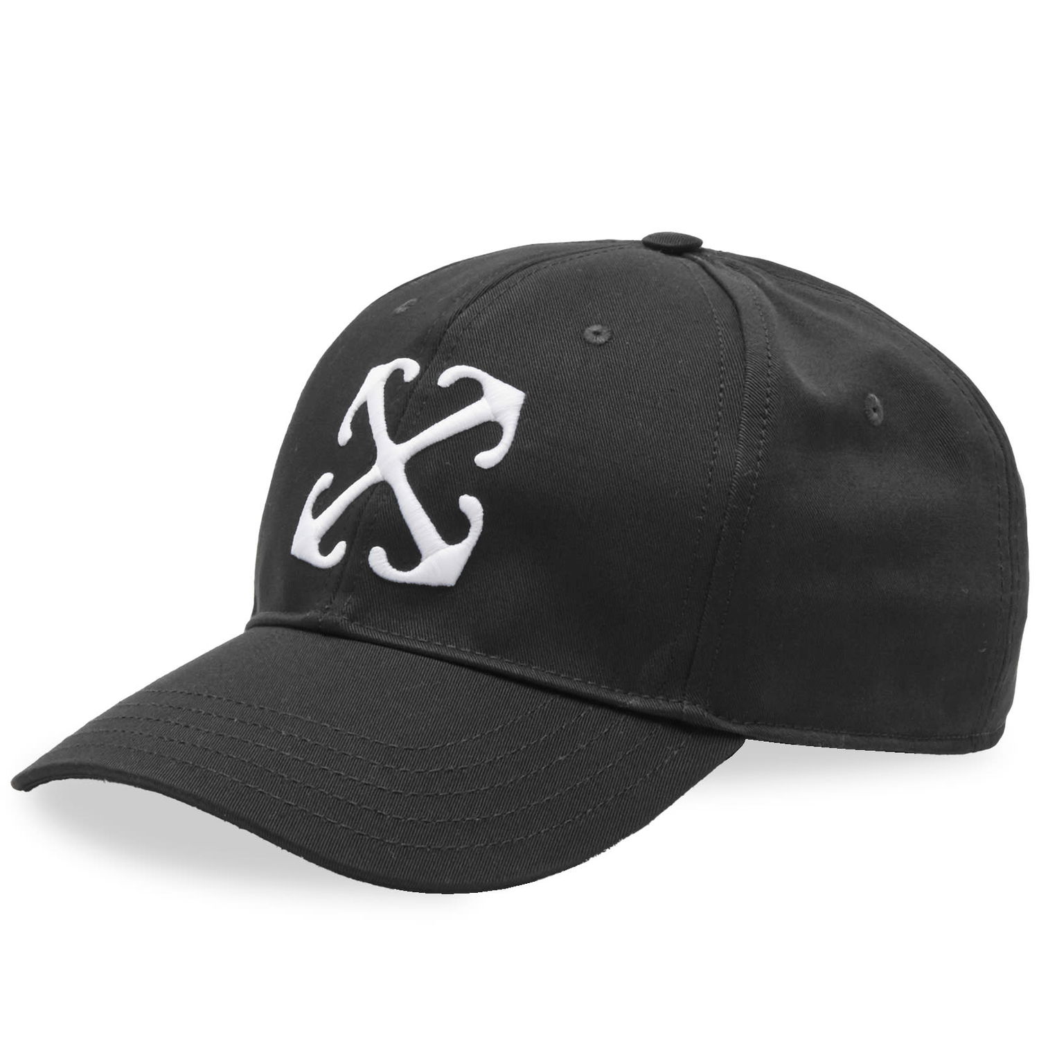 Шапка с козирка Off-White Arrow Cap Черно | OMLB052C99FAB0041001, 0