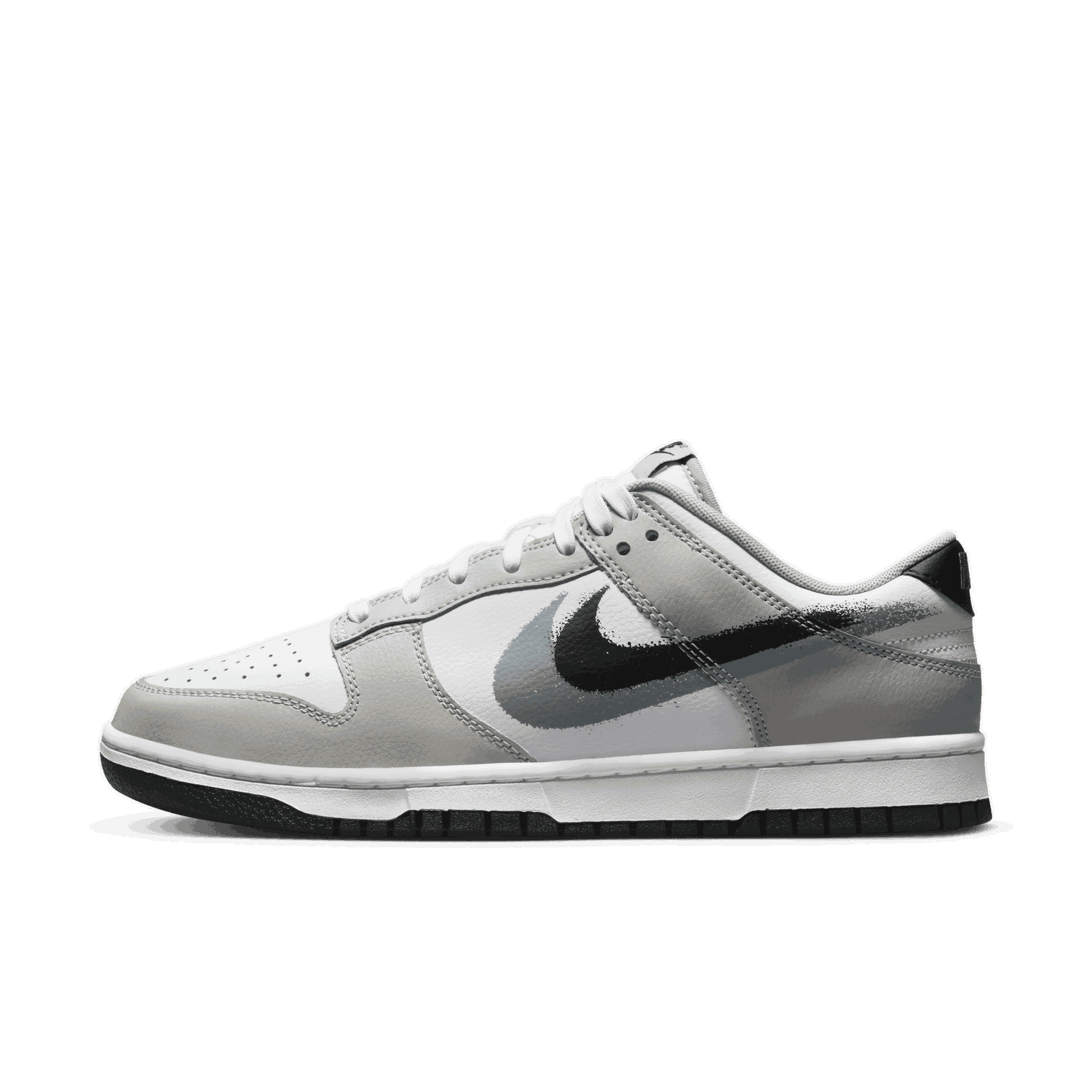 Кецове и обувки Nike Dunk Low Stencil Swoosh Сиво | FD0661-100, 0