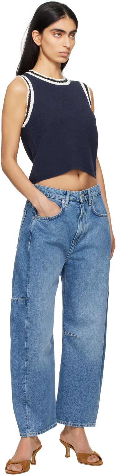 Дънки rag & bone rag & bone Charlie Ankle-Length Barrel Jeans Синьо | WDD25S2994RGAC, 3