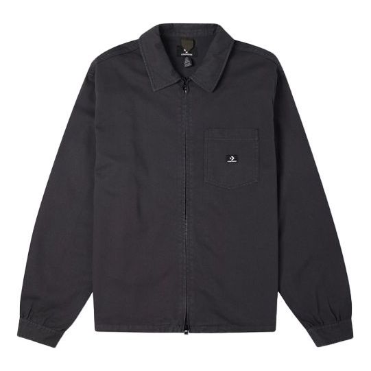 Яке Converse Converse Washed Jacket with Chest Pocket Черно | 10022303-A03