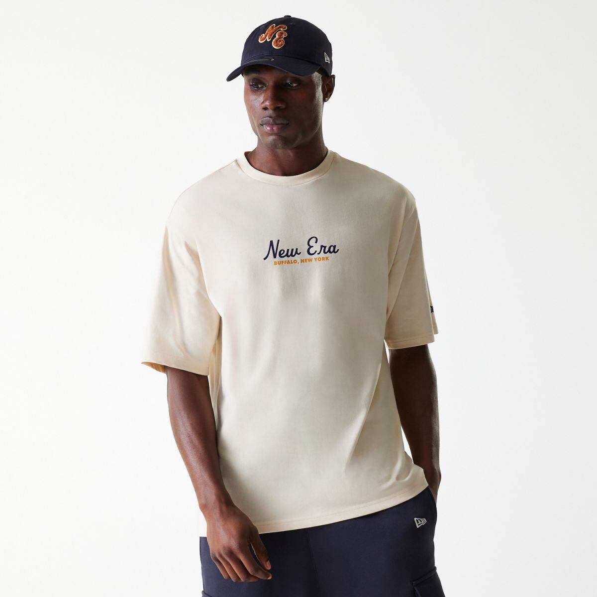 Тениска New Era New Era Wild Graphic Tee Бежово | 60684387, 0