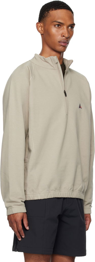 Суитчър ROA Heavy Half Zip Sweatshirt Черно | RBMW0334FA241, 2