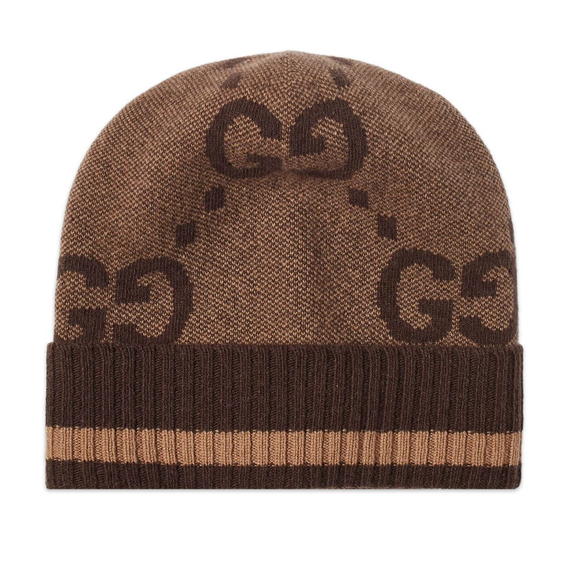 Шапка Gucci Cashmere Beanie Кафяво | 676827-3G344-9764