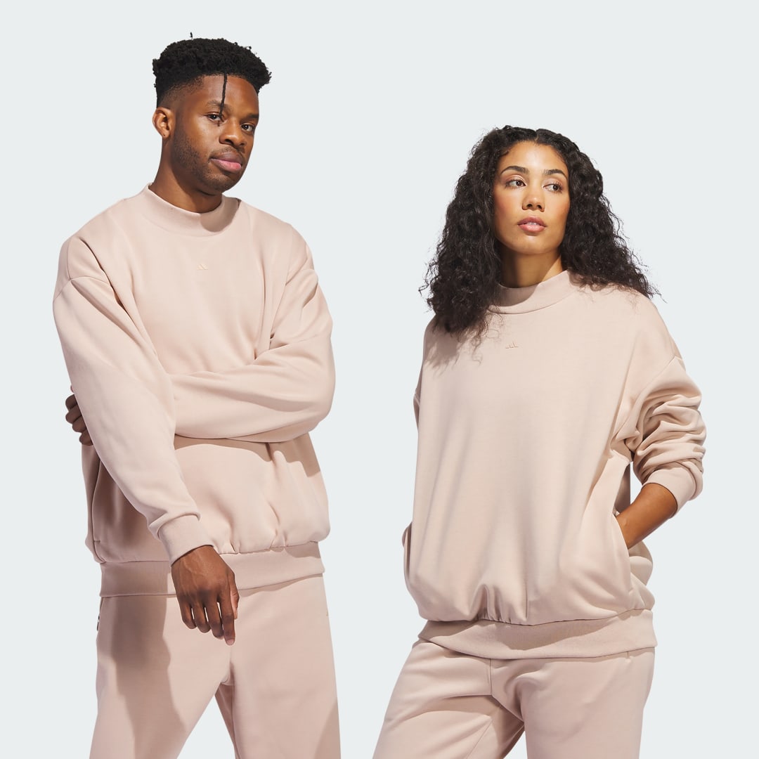 Суитчър adidas Performance Basketball Crew Бежово | IM8422, 1