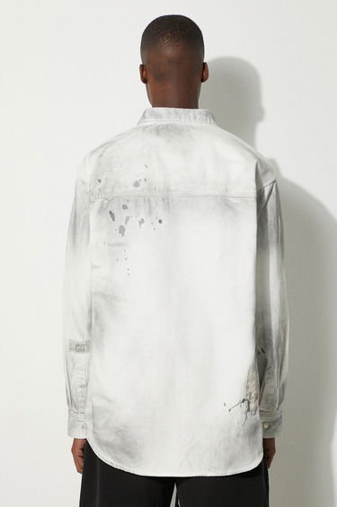 Риза AAPE by A Bathing Ape AAPE Relaxed Denim Shirt Бяло | AAPSTM8480XAM, 2