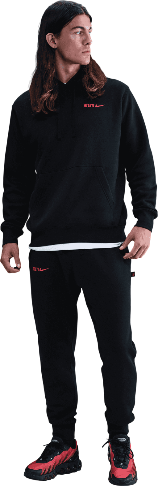 Суитчър Nike Atletico Madrid NSW Club Hoodie Черно | hm2854-010
