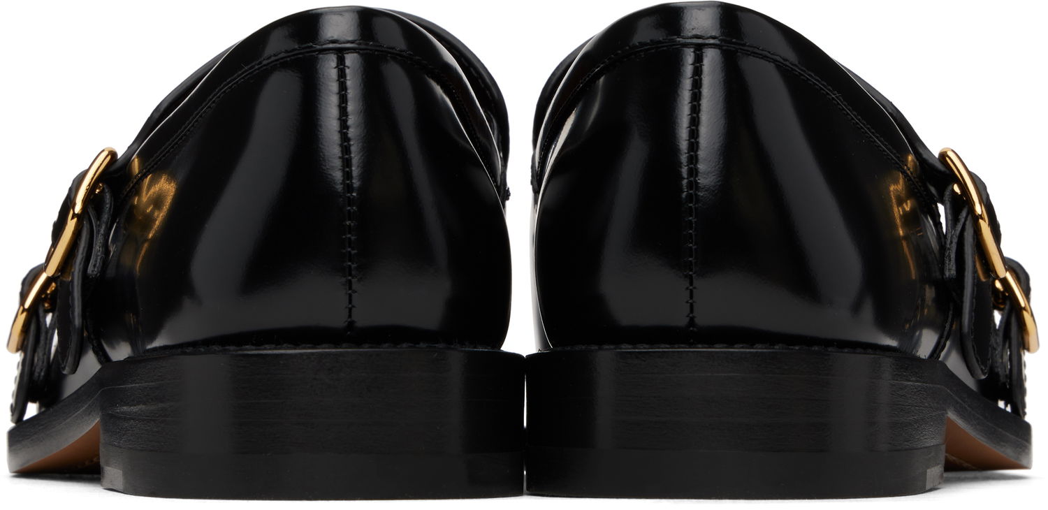 Облекло Marni Marni Bambi 3.0 Double Buckle Loafers Черно | MOMS006002 PS679, 1