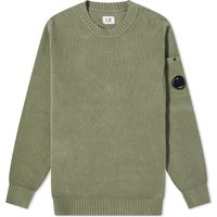 Пуловер C.P. Company Chenille Cotton Knit Зелено | CMKN187A-005687G-627, 1