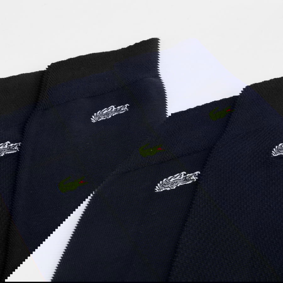 Бельо и чорапи Lacoste Cotton Blend Sock Тъмно синьо | RA4744, 1