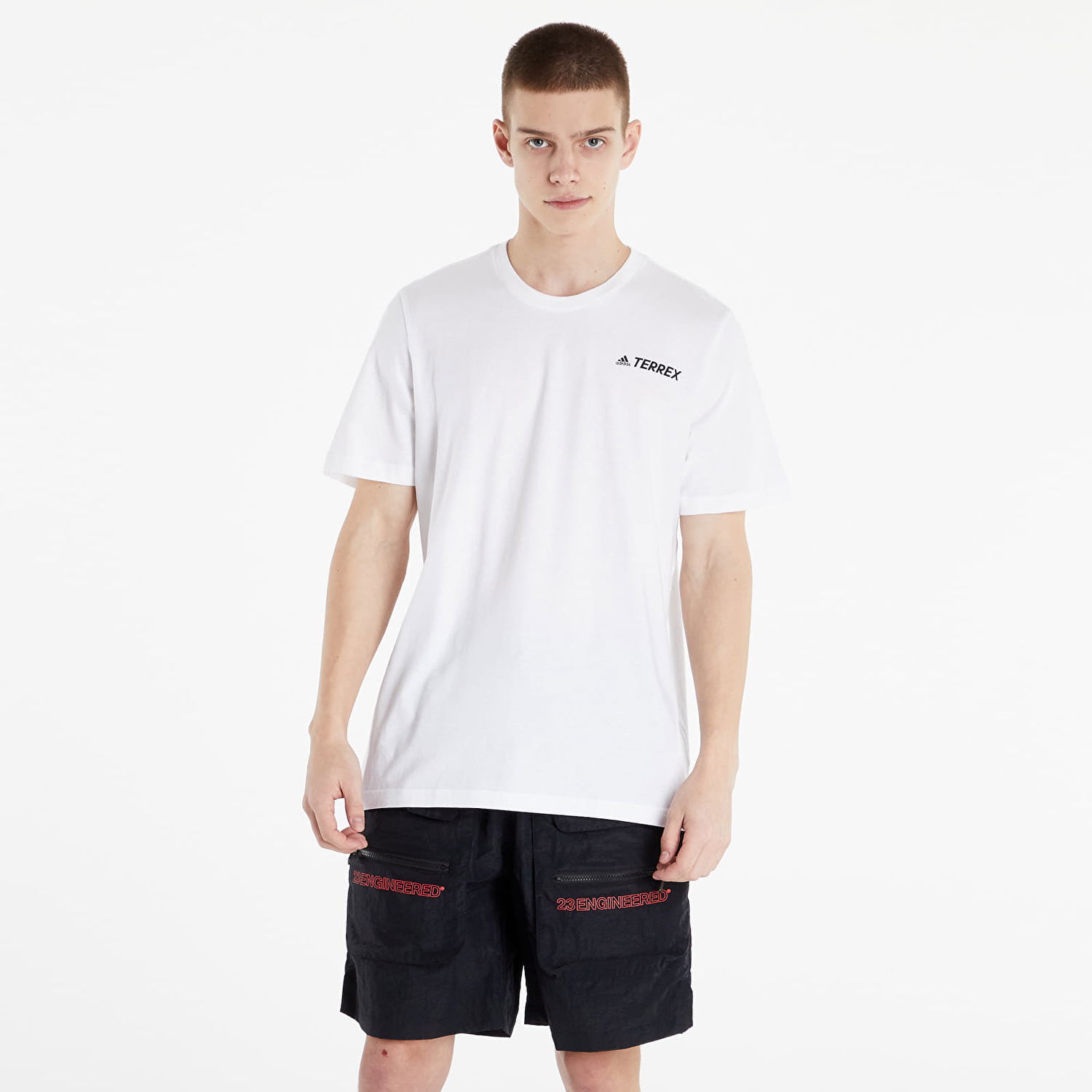 Тениска adidas Performance TERREX Mountain GFX Tee Бяло | HE1767, 0