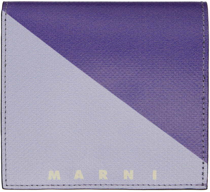 Портфейл Marni Two Tone Bifold Wallet Лилаво | PFMI0106A0 P7948