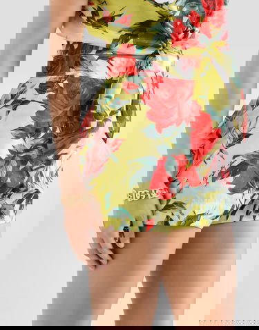 Къси панталони Dolce & Gabbana Dolce & Gabbana Bouquet-Print Poplin Shorts Жълто | FTBTPTHS5TFHG5JD, 3