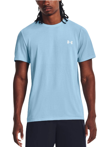 Тениска Under Armour Seamless Stride Синьо | 1375692-490