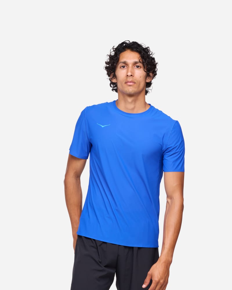 Тениска Hoka One One Airolite Run Top Синьо | 1151071-ULT, 0