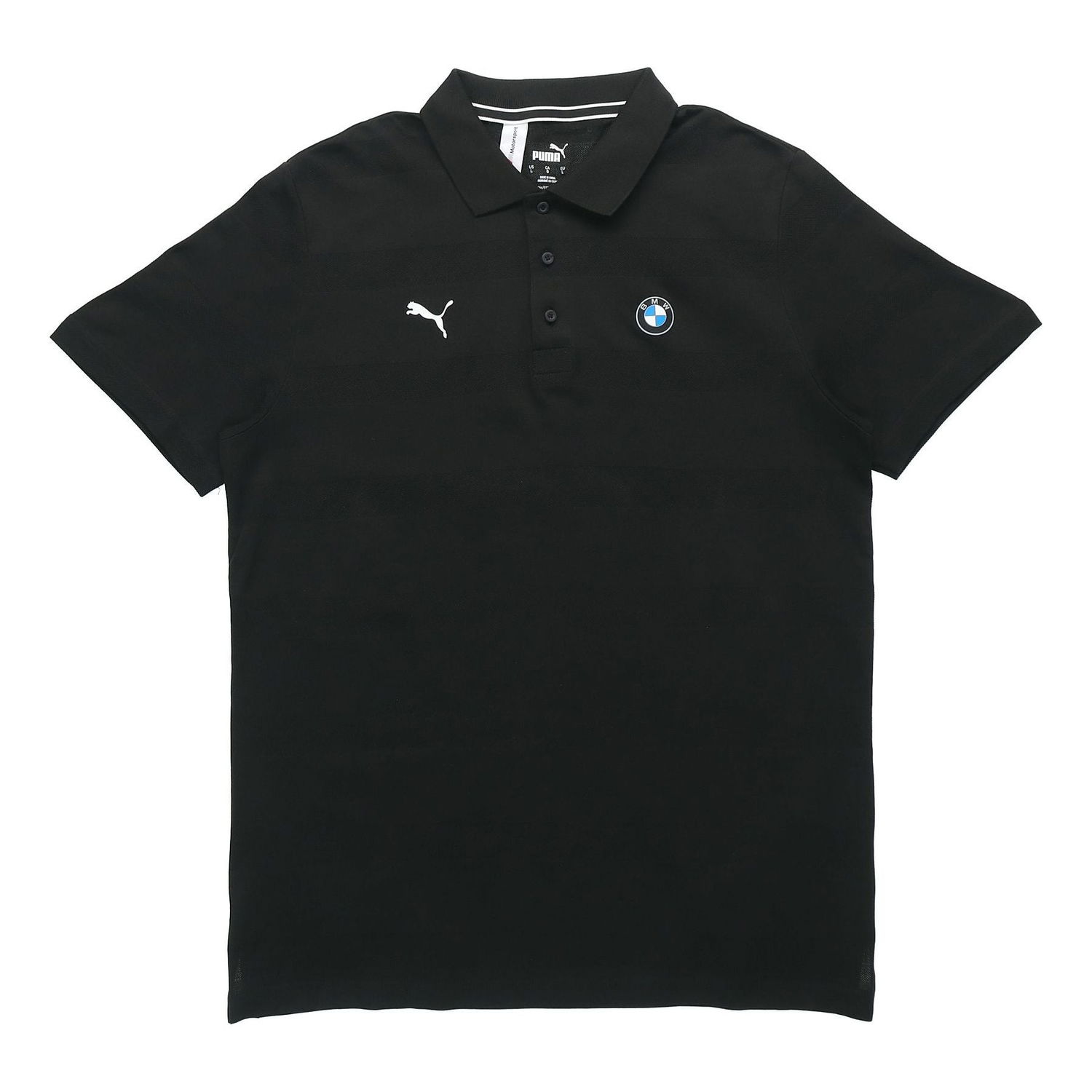 Поло тениска Puma Motorsport Striped Polo Shirt Черно | 598005-01, 0