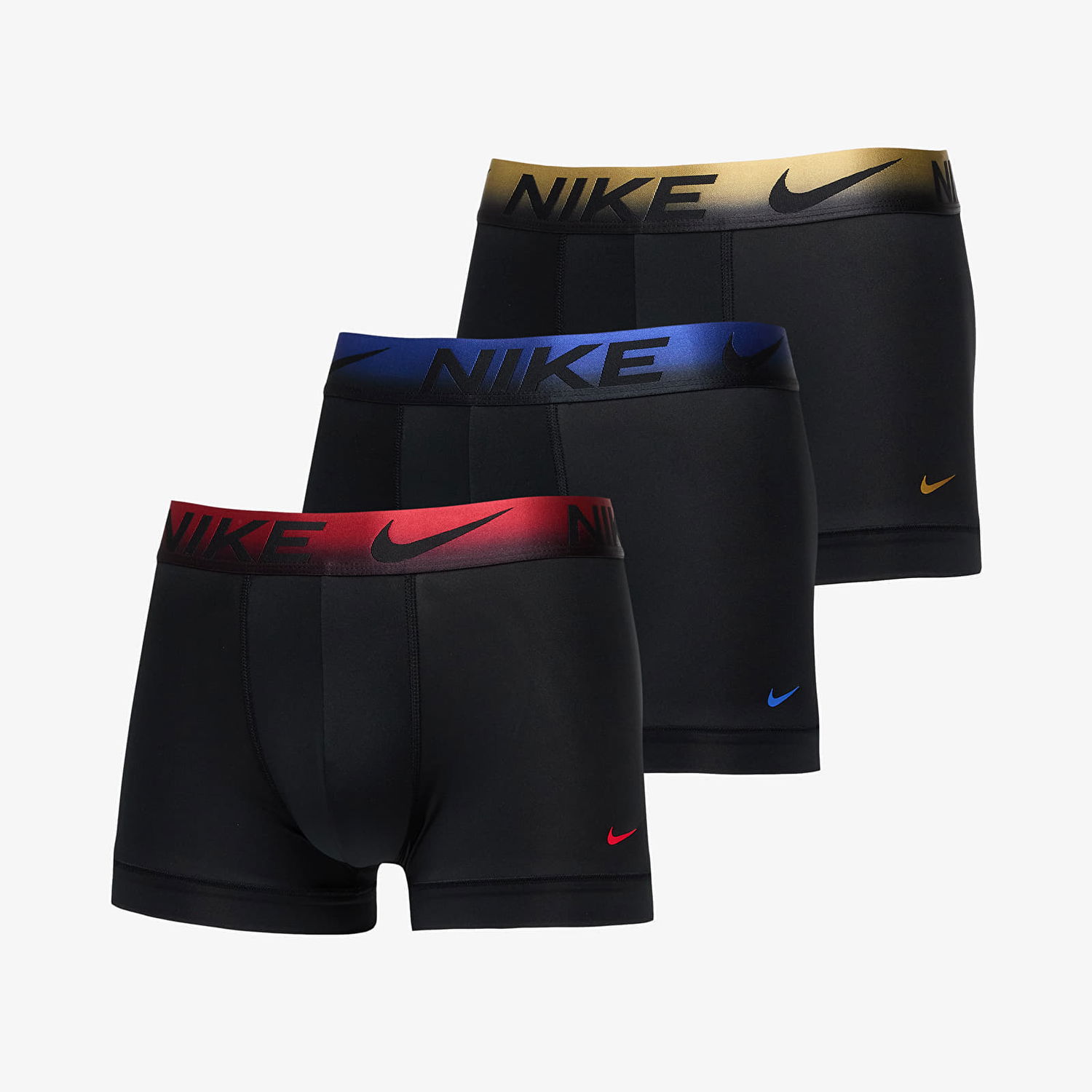 Бельо и чорапи Nike Dri-FIT Essential Micro Trunk 3-Pack Multicolor L Черно | 0000KE1156-EXG, 0