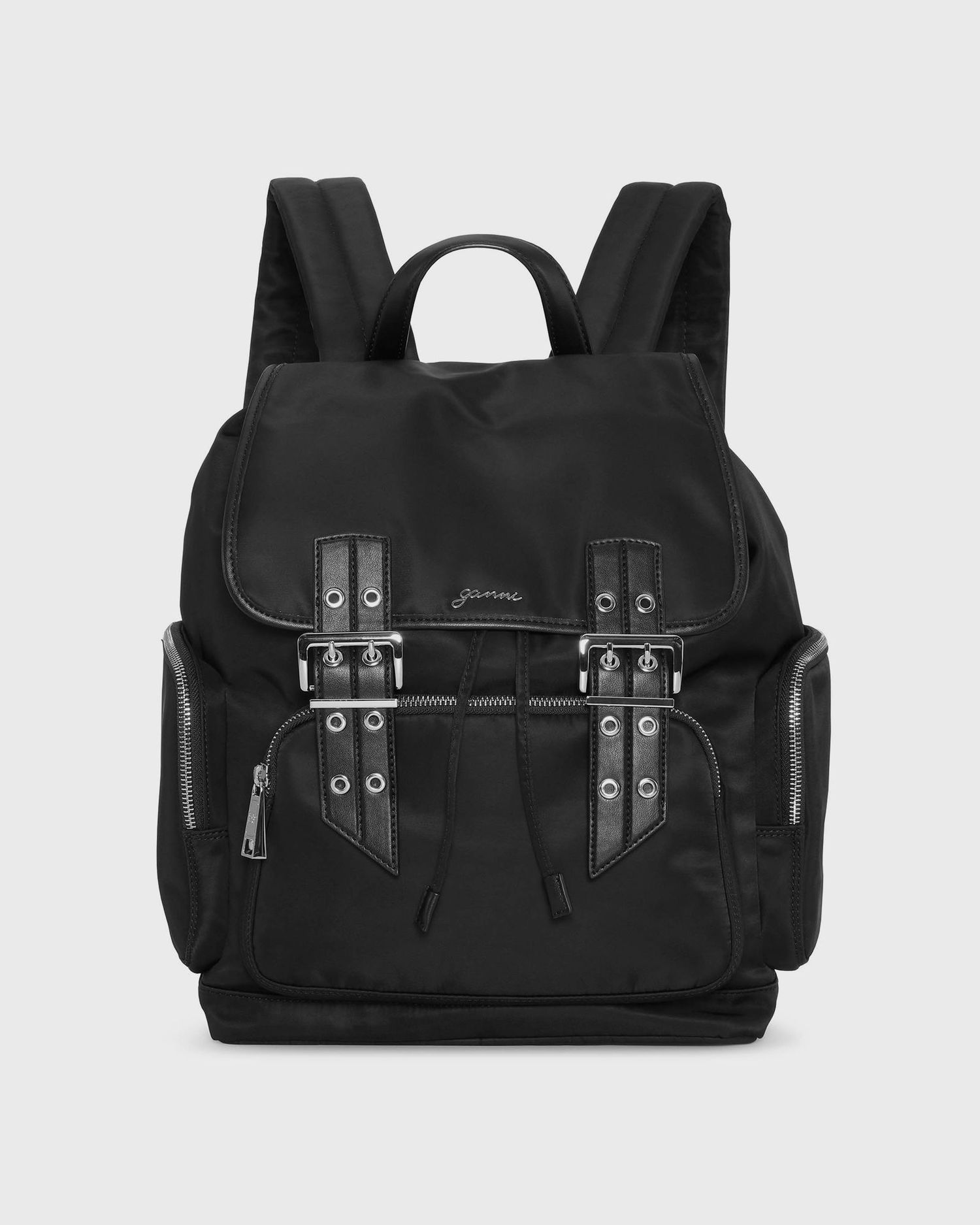 Раница GANNI Bucky Nylon Backpack Черно | A6526-099, 1