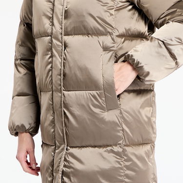 Пухо яке CALVIN KLEIN Shiny Satin Puffer Coat Brindle Бежово | J20J224617 PAV, 2