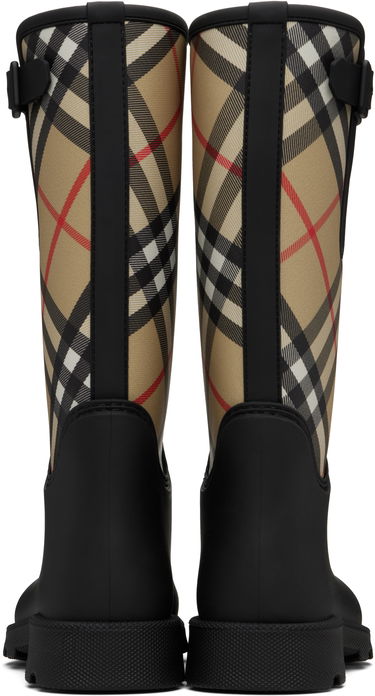 Кецове и обувки Burberry Burberry Marsh Stamp High Rubber Boots Бежово | 8111677, 1