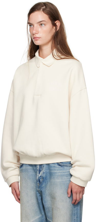 Суитчър Fear of God ESSENTIALS Single-Button Polo Бяло | 192BT244392F, 3