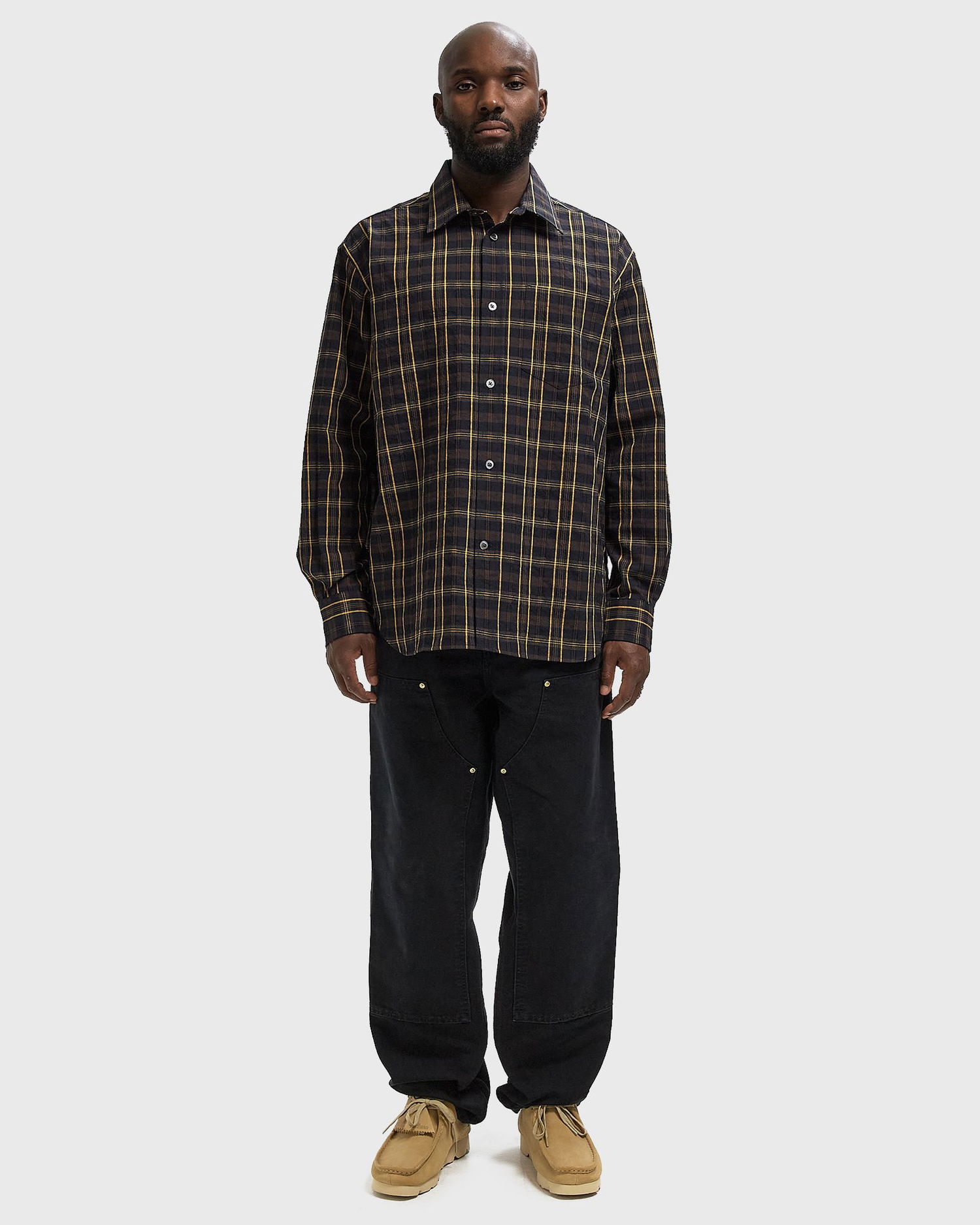 Риза NORSE PROJECTS Mo Oversized Wool Check Shirt Многоцветен | N40-0838-7059, 1
