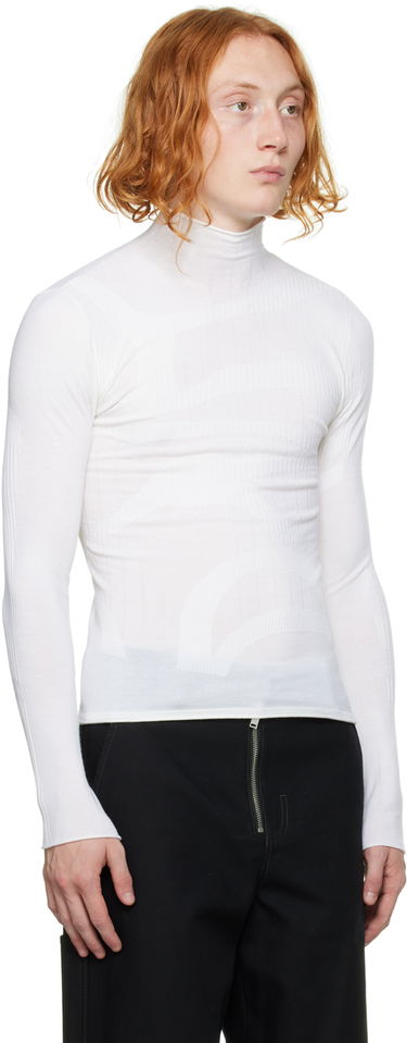 Тениска Dion Lee Fitted Ribbed Turtleneck Top Черно | C7104F22, 4