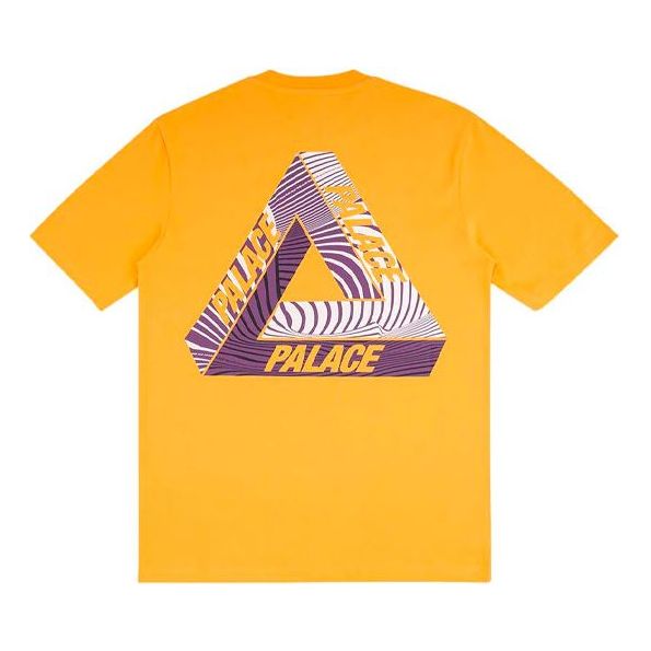 Тениска Palace Short Sleeve Logo Pattern T-Shirt Жълто | P18TS223, 0