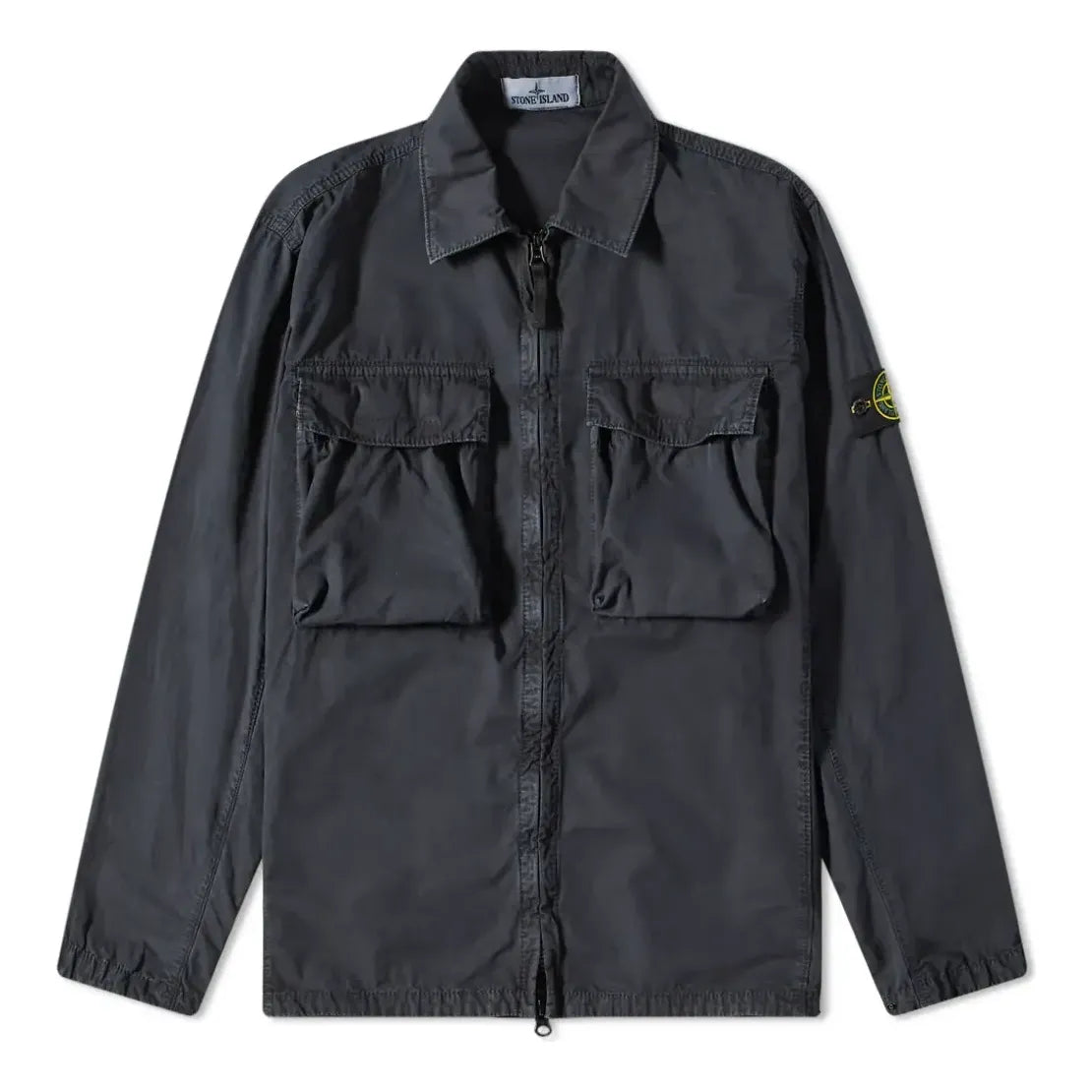 Парка Stone Island Brushed Cotton Shirt Jacket Черно | 7615114WN-V0165, 0