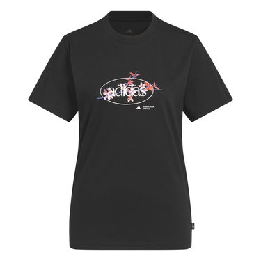 Тениска adidas Performance Floral Graphic T-Shirt Черно | JP0115, 0