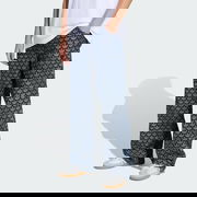 Denim Loose Monogram Pants