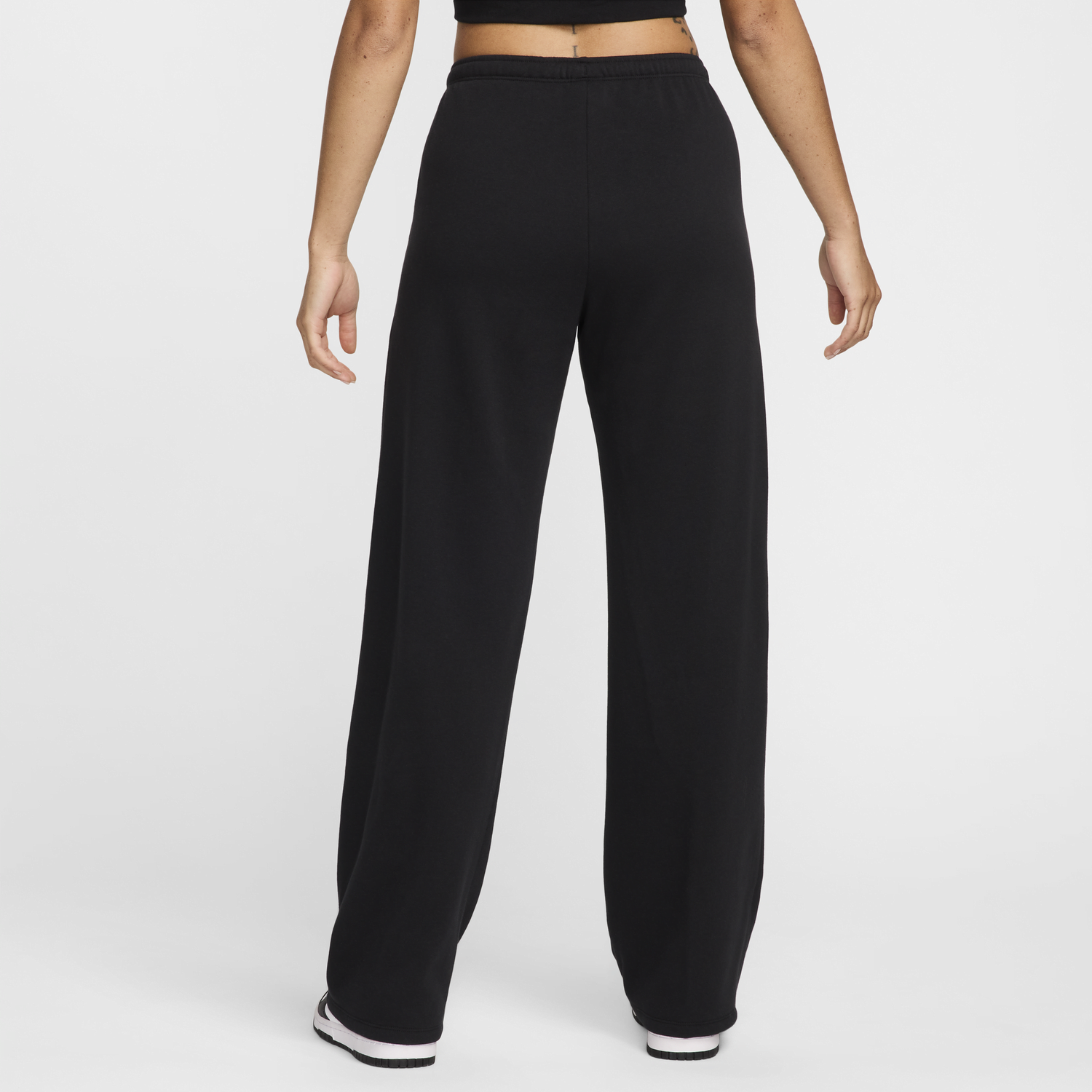 Спортни панталони Nike Sportswear Chill Terry Mid-Rise Fleece Pants Черно | HF6457-010, 1