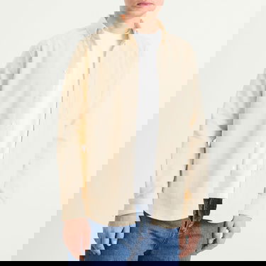 Риза Portuguese Flannel Lobo Button Down Corduroy Shirt Жълто | AW25051-ECR, 2