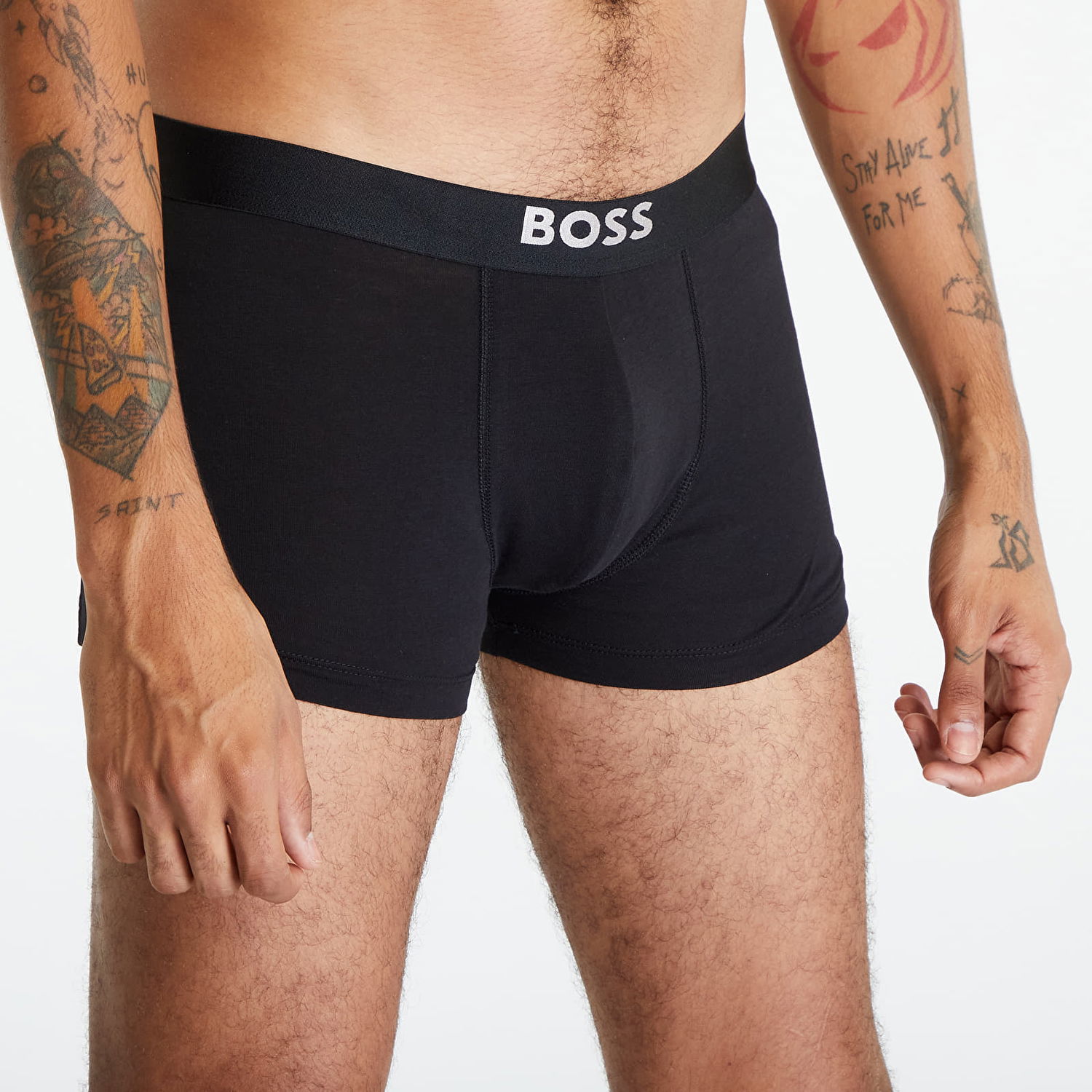 Тениска BOSS T-Shirt Rn & Trunk Gift Black Черно | 50499659-001, 1