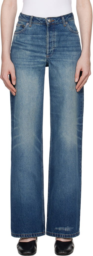 Дънки A.P.C. Elisabeth Wide-Leg Jeans Синьо | COHFC-F09181, 0