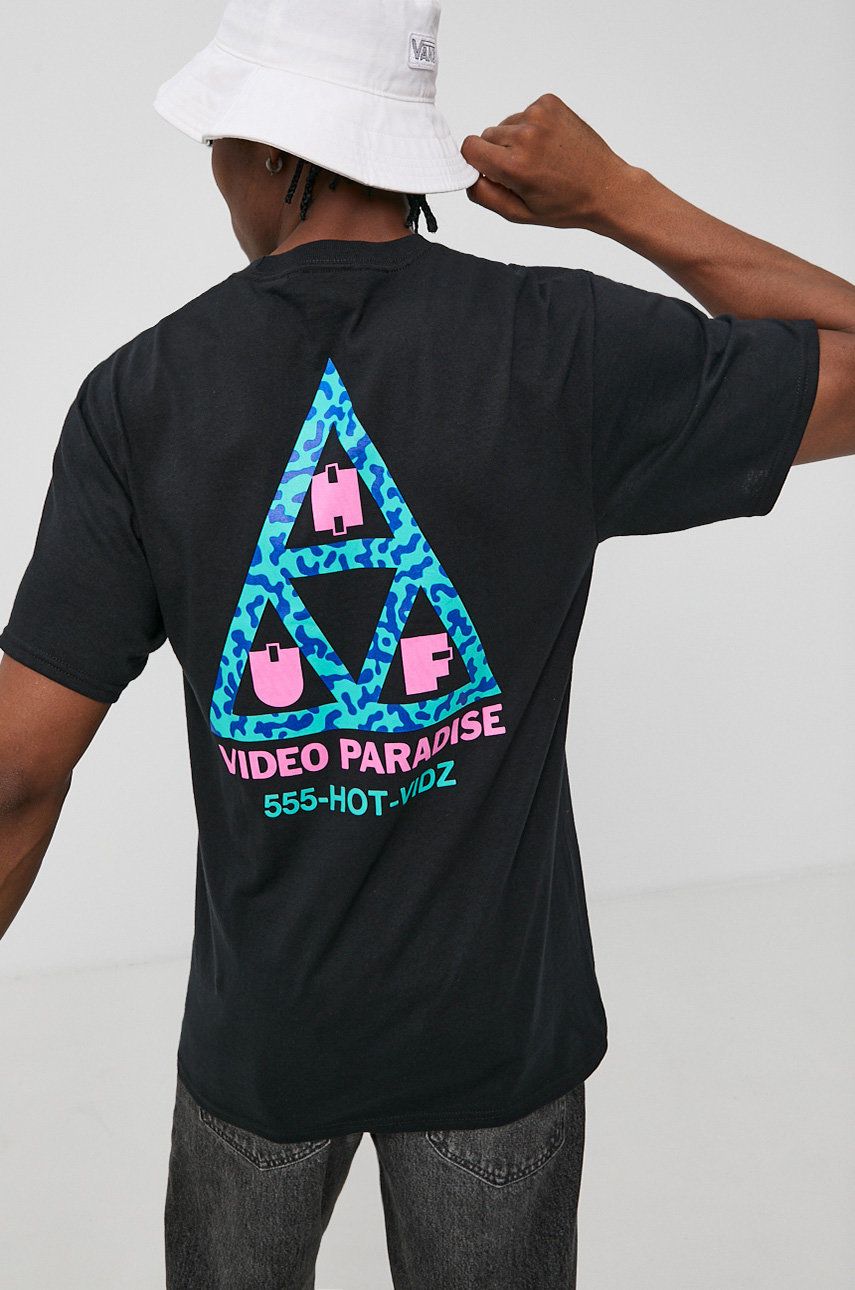 Тениска HUF Video Paradise TT T-Shirt Черно | ts01411, 0