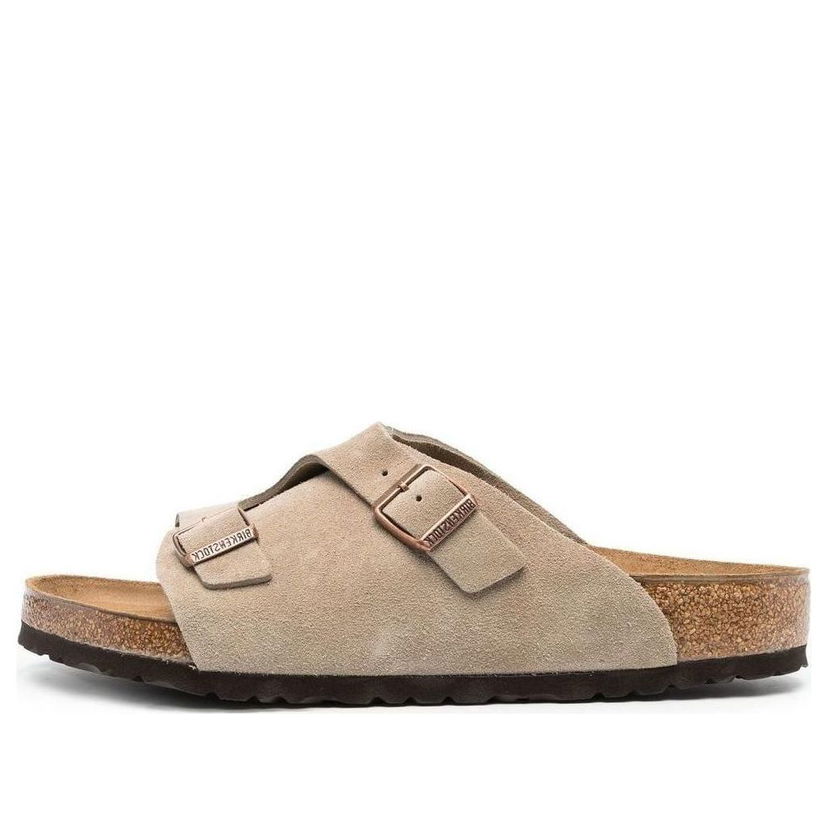 Кецове и обувки Birkenstock Zurich Suede Leather Sandals Бежово | 0050461