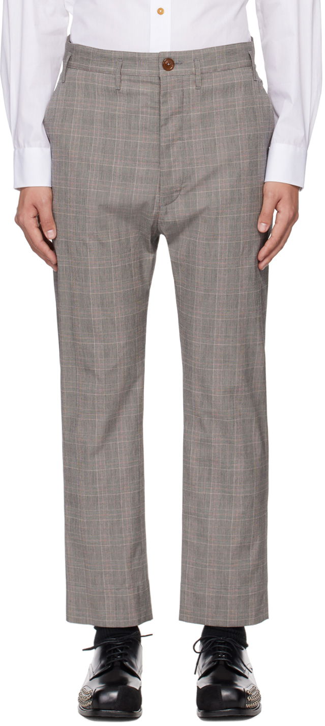 Панталони Vivienne Westwood Cruise Trousers Сиво | 2F01000L-W00R0-, 0