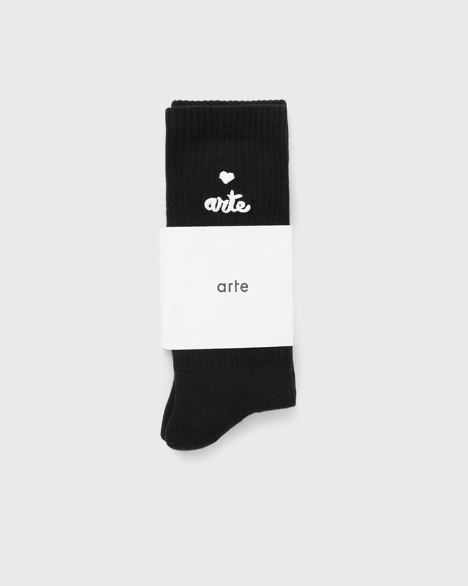 Чорапи Arte Antwerp Heart Logo Crew Socks Черно | SS25-182M-BLACK, 1