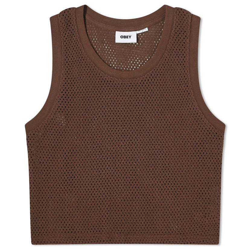 Потник OBEY Hudson Mesh Tank Top Кафяво | 234050144-JVA