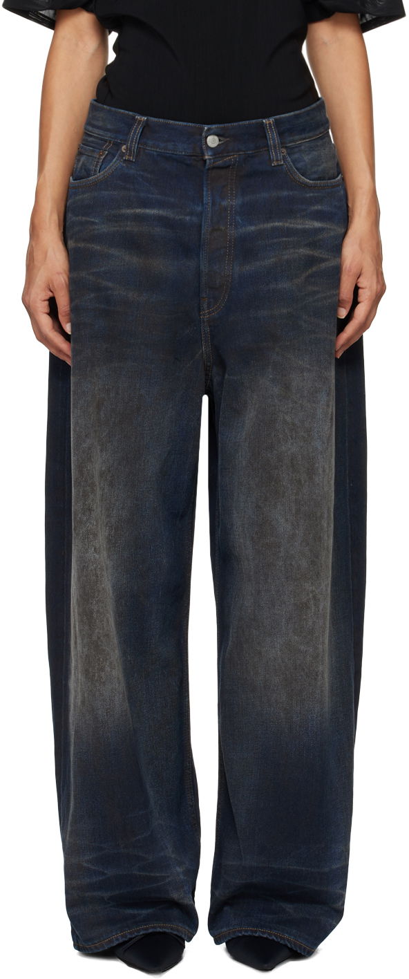 Дънки Acne Studios Acne Studios Super Baggy Fit Jeans Синьо | A00476-, 0