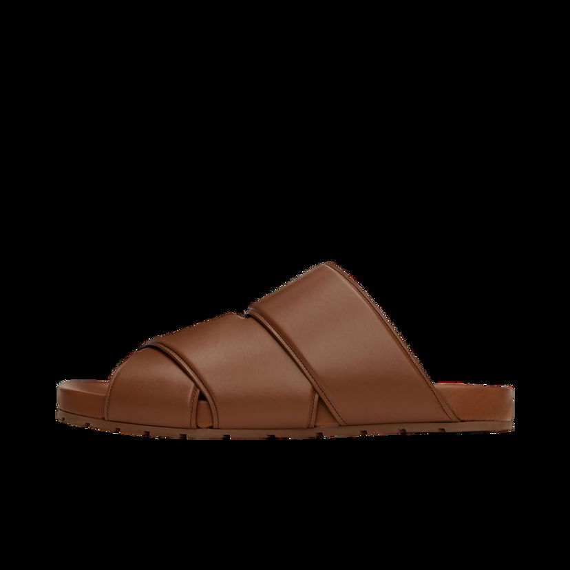 Кецове и обувки Bottega Veneta Bridge Mule Sandals "Brown" Кафяво | 754187 VBSL0